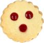 Preview: Linzer mit 3 Löchern 10cm XXL doppelseitig