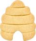 Preview: Bienenstock 6 cm mit Prägung