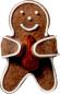 Preview: Knuddelkeks Gingerman 7 cm