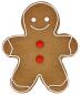 Preview: Gingerman Lebkuchenmann XXL 18 cm