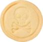 Preview: Plätzchen Stempel Totenkopf 7cm