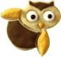 Preview: Eule Petie 4,5 cm