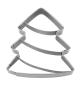 Preview: Weihnachtsbaum mit Prägung 7 cm