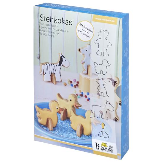 Stehkekse Tiere Set 6 Stk. 8 cm