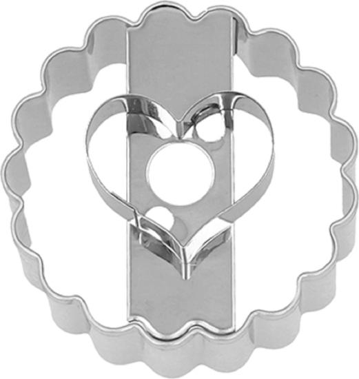 Linzer mit Herz 5 cm doppelseitig
