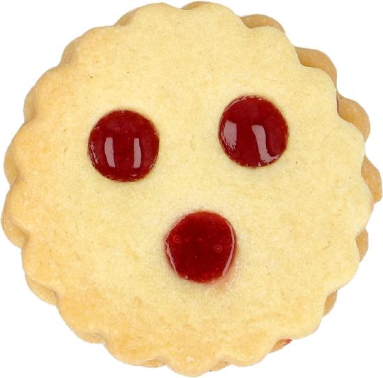 Linzer mit 3 Löchern 10cm XXL doppelseitig