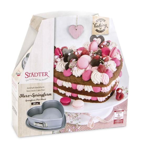 Herz Springform 26cm Städter we love Baking