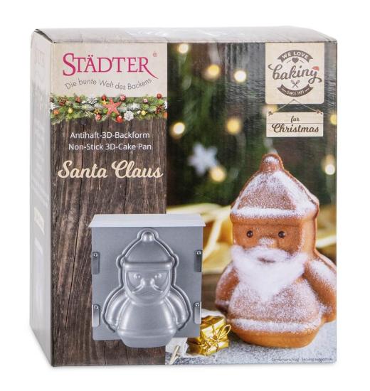 3D Backform Santa Claus 3D von Städter we love baking