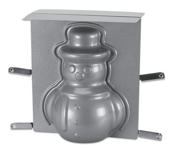 3D Backform Metall Schneemann Städter we love baking