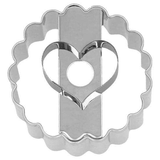 Linzer mit Herz 5 cm doppelseitig
