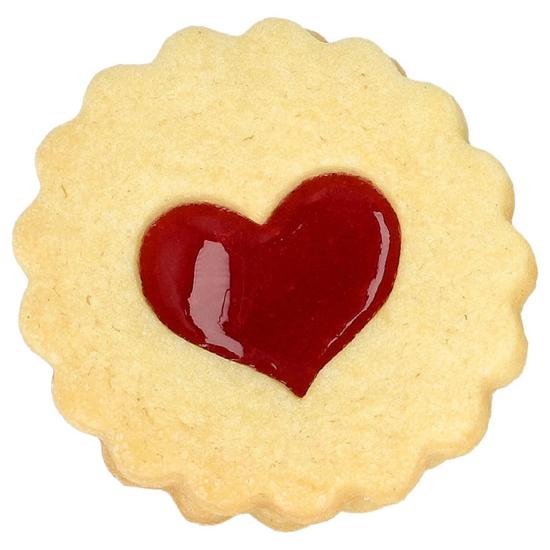 Linzer mit Herz 5 cm doppelseitig