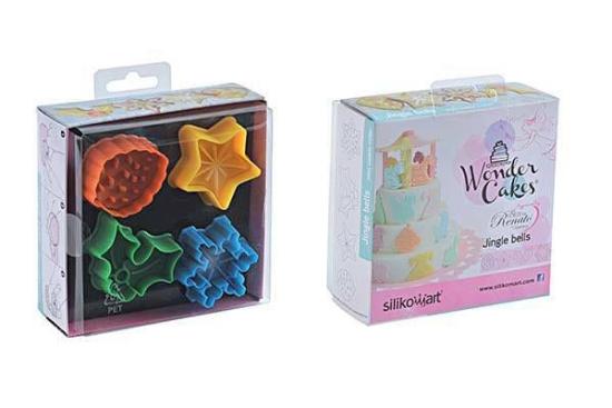 Jingle Bells mit Auswerfer Set 4teilig