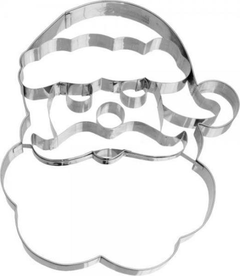 XXL Weihnachtsmann Gesicht 18,5 cm
