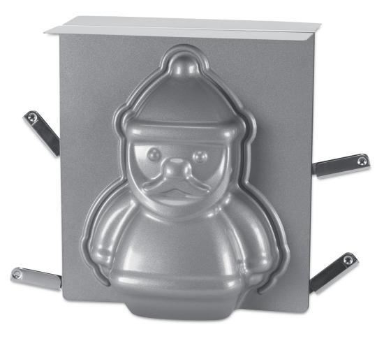 3D Backform Santa Claus 3D von Städter we love baking