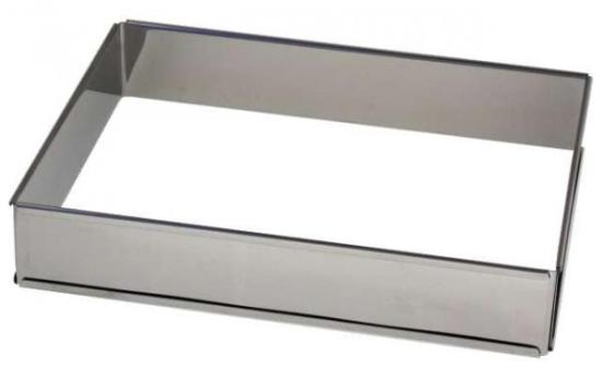 Metallbackrahmen - eckig - 46 x 32 x 4,7 cm