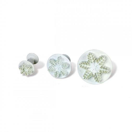 Schneeflocke - mit Auswerfer - Set, 3-tlg