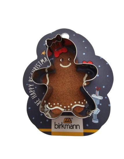 Gingerwoman auf Grußkarte 6 cm