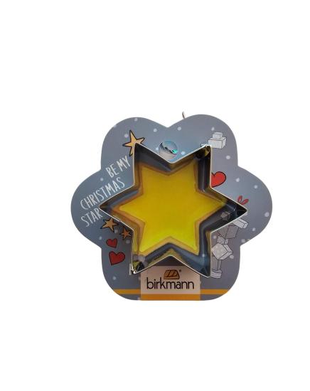 Stern auf Grußkarte 5 cm
