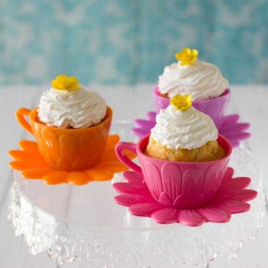 Daisy CupCake Set 4-teilig