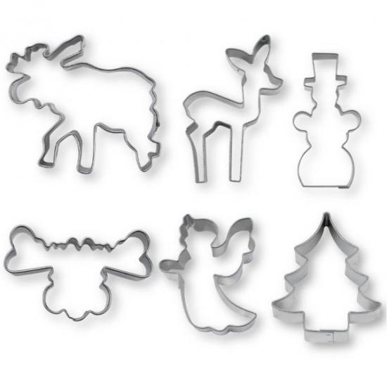 Weihnachtsbäckerei Set 6-tlg.