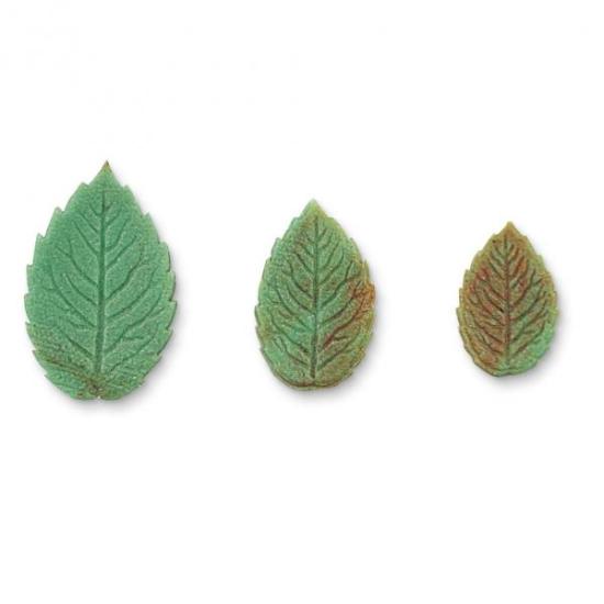 Rosenblätter Profi Ausstecher mit Auswerfer  Set, 3-tlg