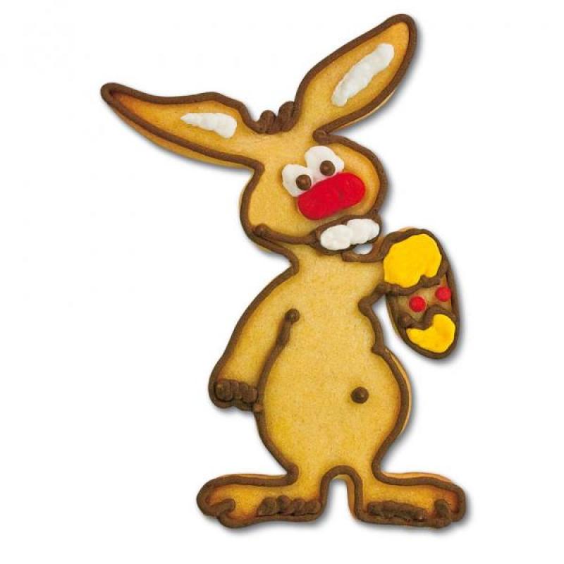 Hase mit Ei 10,5 cm