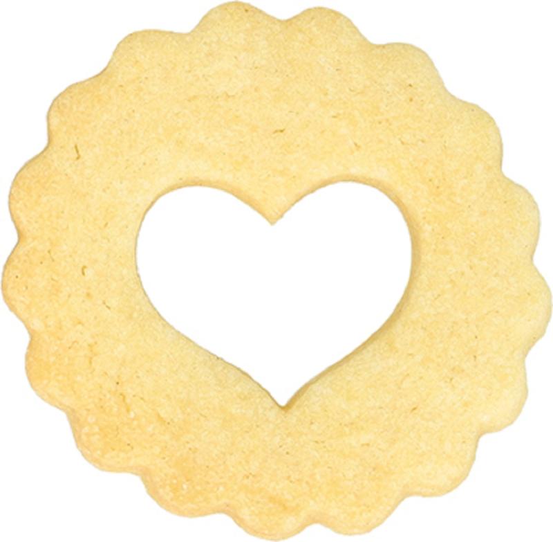 Linzer mit Herz 5 cm doppelseitig
