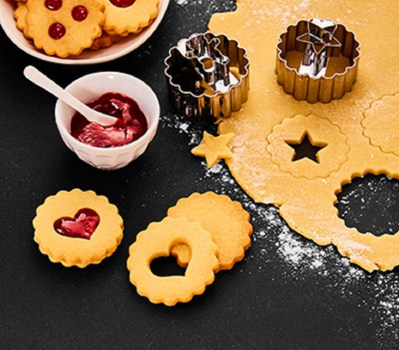 Linzer mit Herz 5 cm doppelseitig