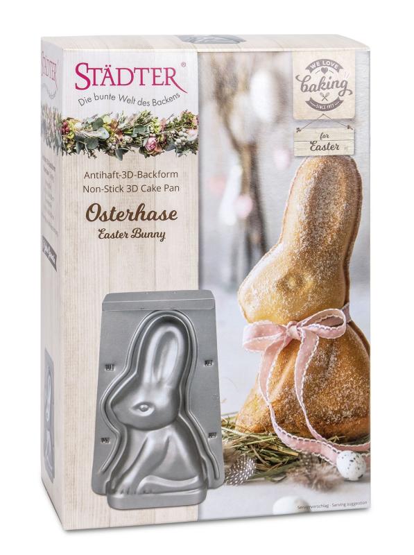 3D Backform Metall Oster Hase Städter we love Baking