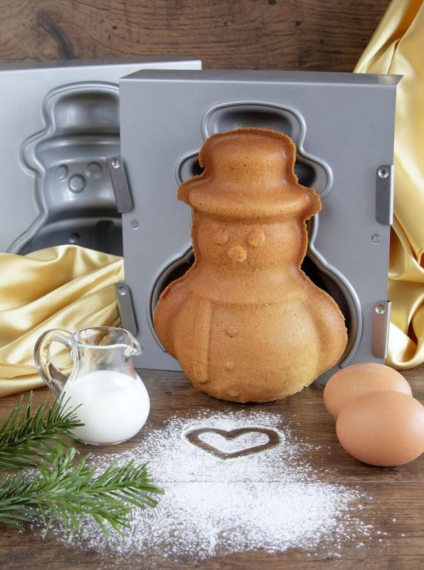 3D Backform Metall Schneemann Städter we love baking