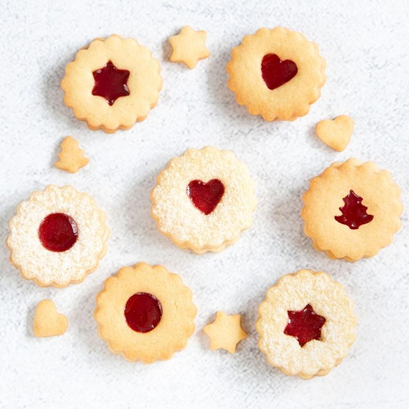Linzer Ausstecher Ring gewellt