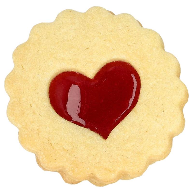 Linzer mit Herz 5 cm doppelseitig