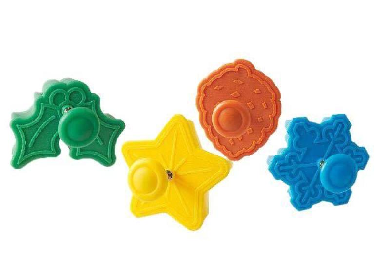 Jingle Bells mit Auswerfer Set 4teilig
