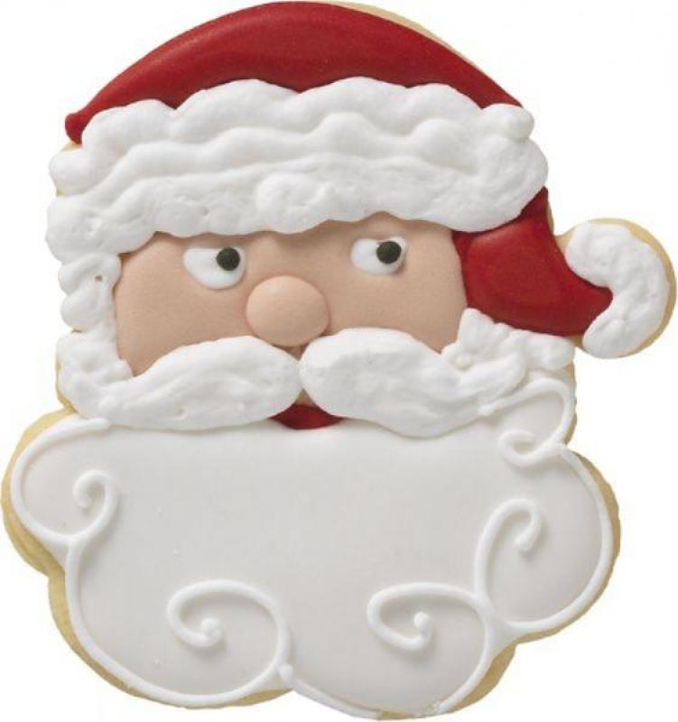 XXL Weihnachtsmann Gesicht 18,5 cm