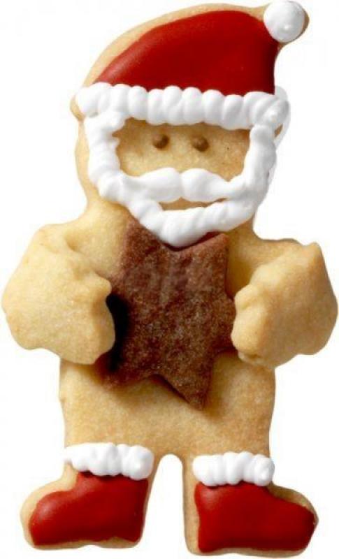 Knuddelkeks Weihnachtsmann 8,5 cm