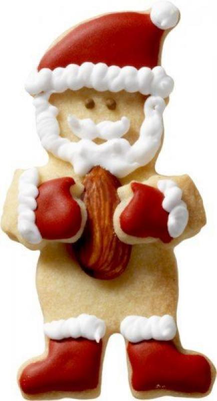 Knuddelkeks Weihnachtsmann 8,5 cm
