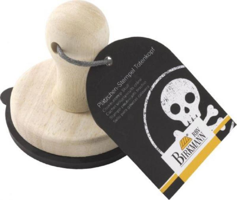 Plätzchen Stempel Totenkopf 7cm