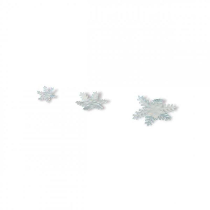 Schneeflocke - mit Auswerfer - Set, 3-tlg