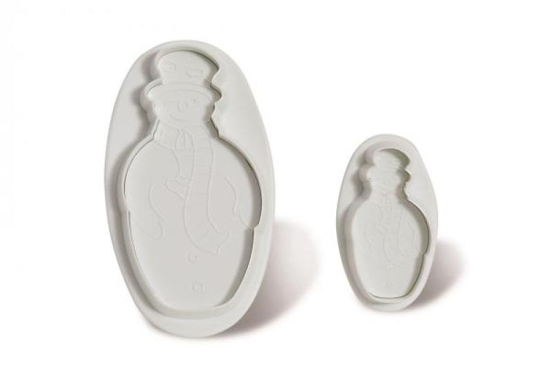 Schneemann mit Auswerfer - Set, 2-tlg