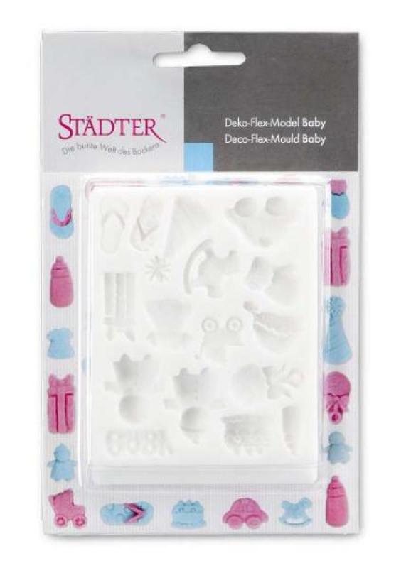 Deko Flex Model Baby 16er Reliefform