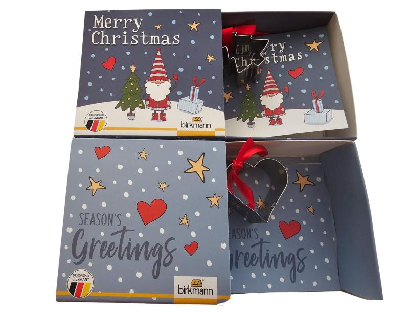 Herz Weihnachtsgruß Geschenkbox