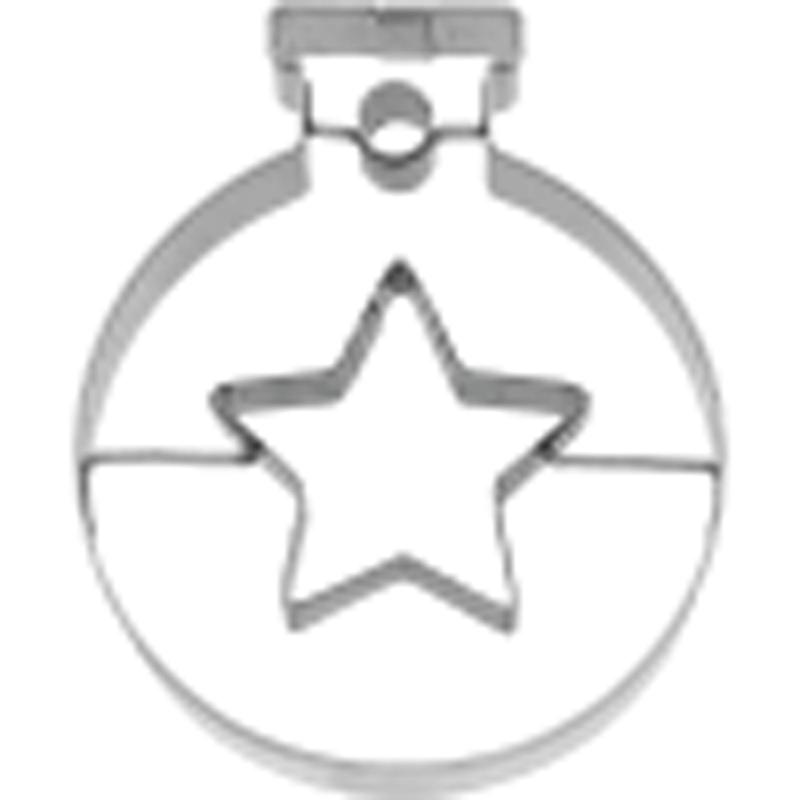 Christbaumkugel mit Stern