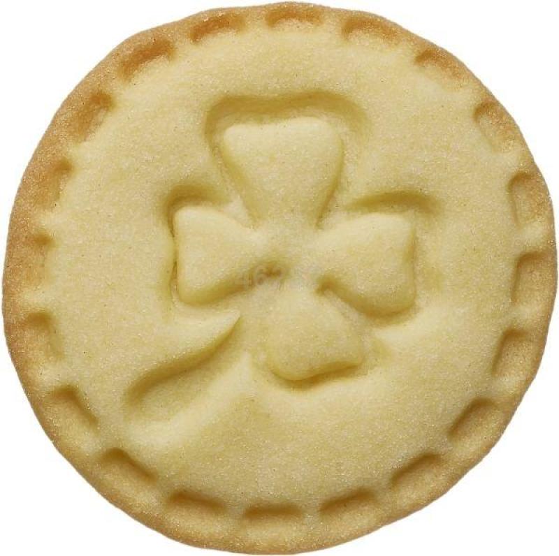 Mini Plätzchen Stempelscheiben Set Marienkäfer & Kleeblatt 5 cm