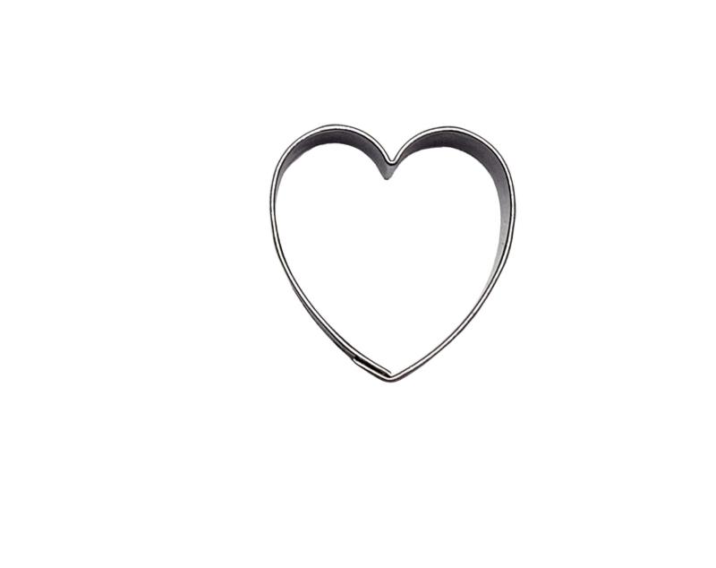 Herz bauchig 3 cm