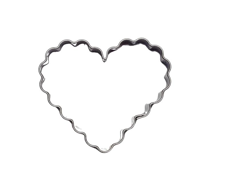 Herz gewellt 5,2 cm