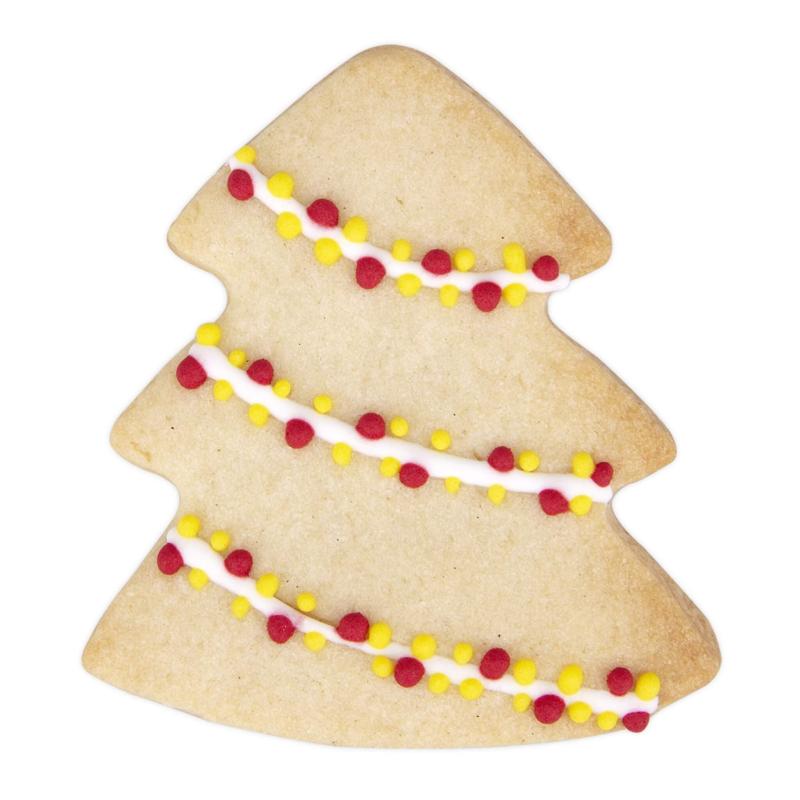 Weihnachtsbaum mit Prägung 7 cm