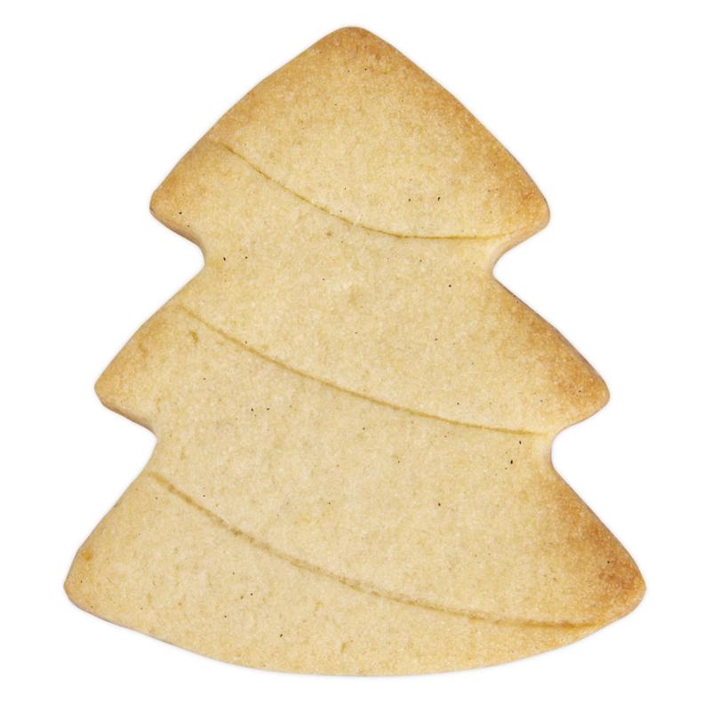 Weihnachtsbaum mit Prägung 7 cm