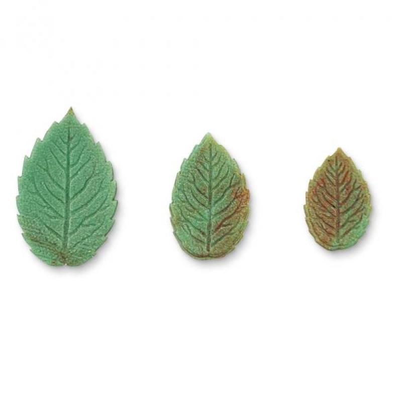 Rosenblätter Profi Ausstecher mit Auswerfer  Set, 3-tlg