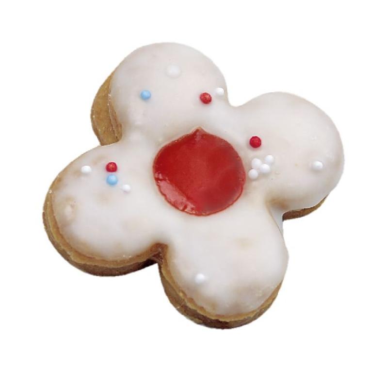 Linzer 4er Rosette mit Auswerfer 4 cm