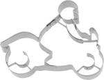 Motorradfahrer 8 cm mit Prägung